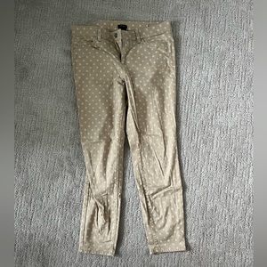 Size 8 Ann Taylor flower design pant